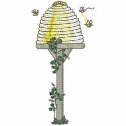 Bees Embroidery Design 10 Bees Embroidery Design 10
